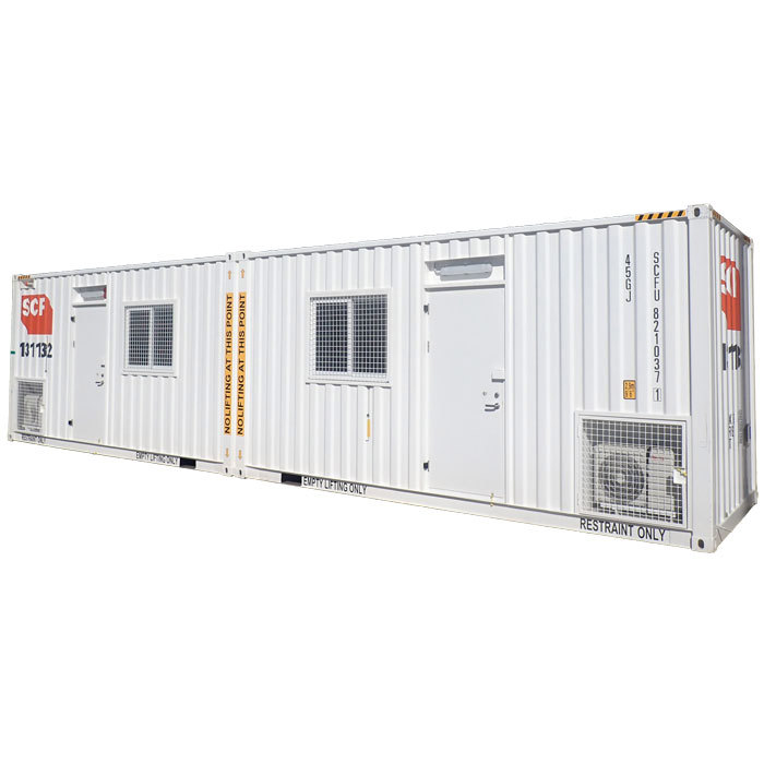40ft Container Office and Lunch Room - SCF - Angle