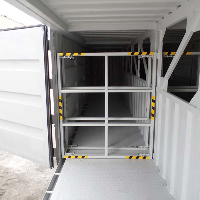 Ladder Lashing Internal Freight Buffers SCF 40Ft Half Height Side Door