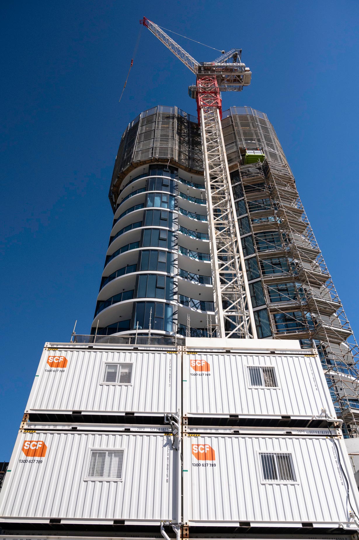 Progress has been swift as the building begins to take shape.