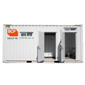 SCF 20ft Ablution Block | Male and Female with Open Doors