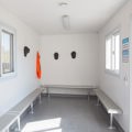SCF 20ft Change Room | Inside with Bench and Hooks