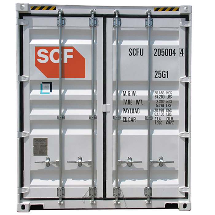 SCF 20ft High Cube Shipping Container | End Doors