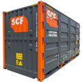 SCF 20ft Double Side Door Container Angle
