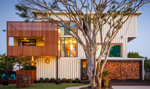 Graceville Container home from the street