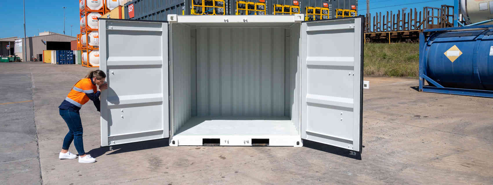 SCF 8Ft Depot Doors Open Hero