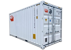 20ft High Cube Shipping Container | Angle