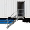 SCF Trailerised Accommodation | External Stairs to PA Door