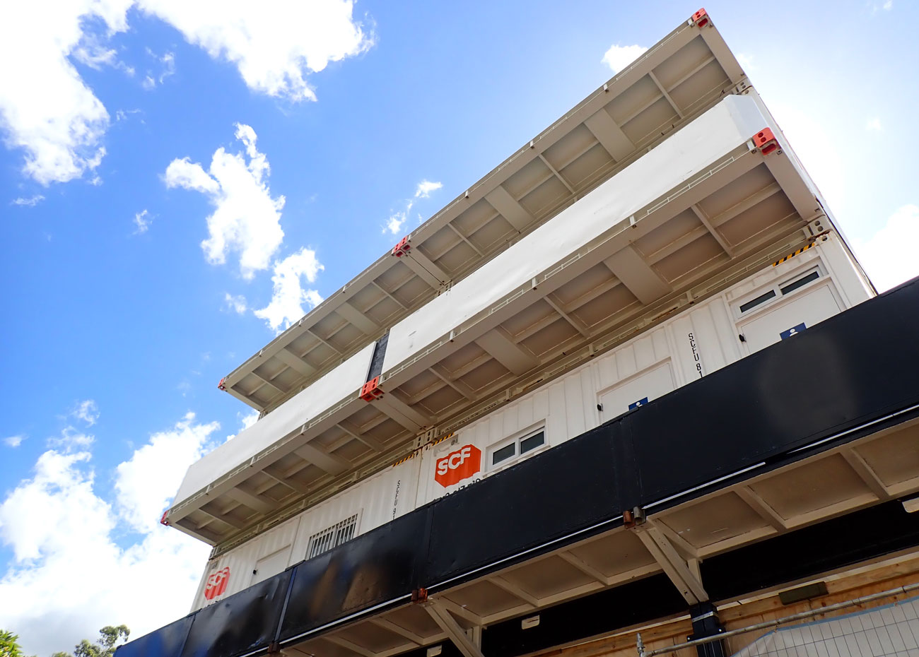 The stack viewed from below of SCF's 10kPa platforms.