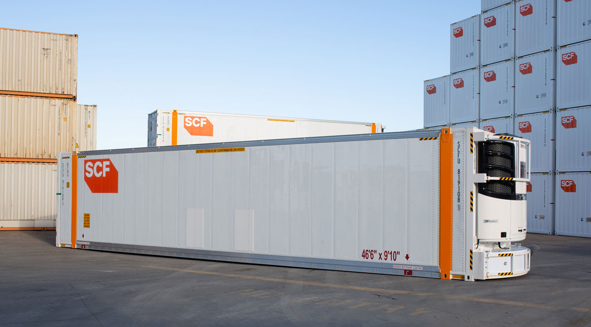SCF 46ft Reefer in depot