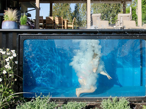 Take your pool to the next level with something like a window!