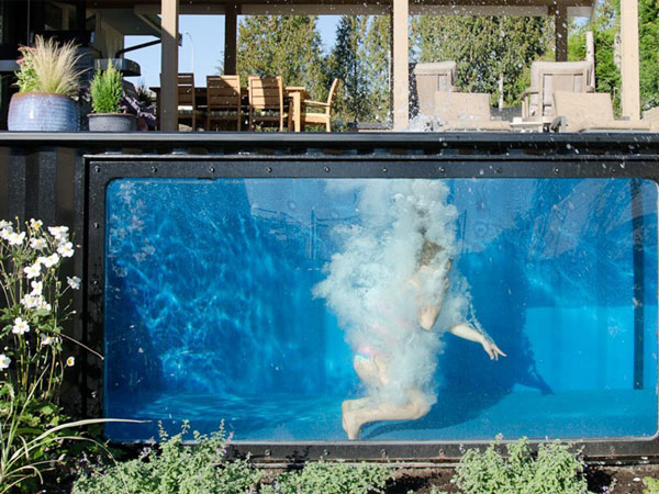 Customise your container pool with something different, like a window