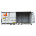 SCF 20ft Single Side Door Shipping Container | Side Doors Half Open