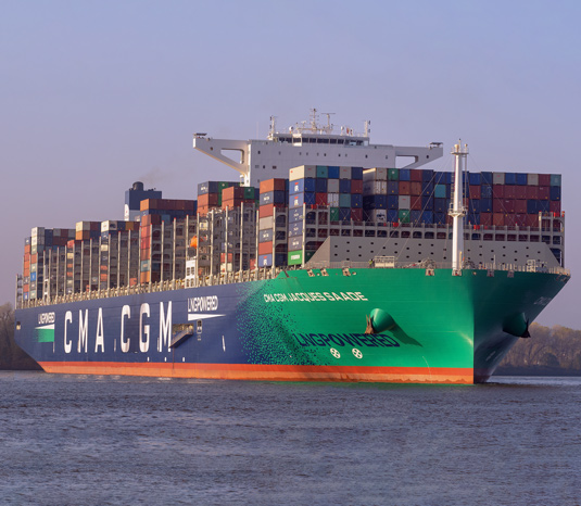 CMA CGM Jacques Saadé. Photo: Gerd Frick.