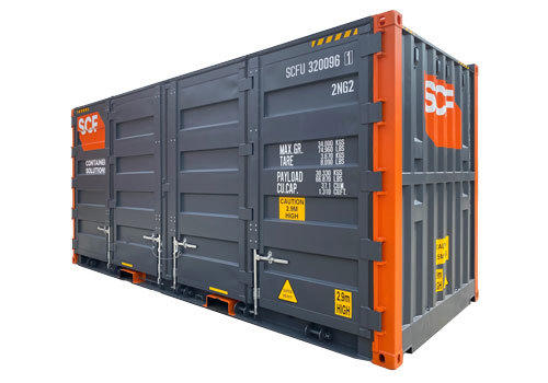 40ft Half Height Side Door Container Strong And Flexible Scf