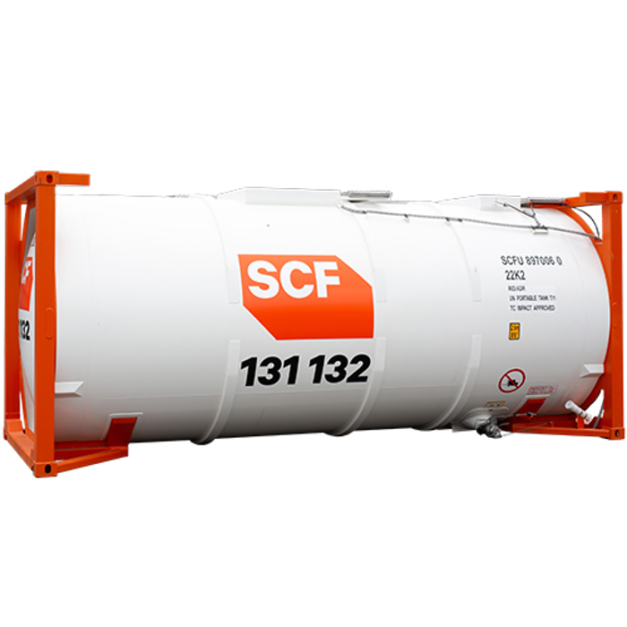 SCF ISO Side Discharge Tank | Angle