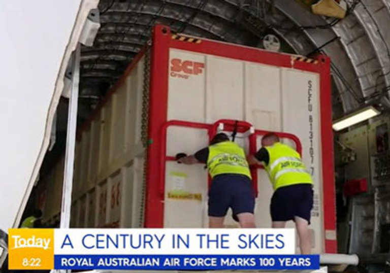 SCF Container Solutions - Royal Australian Air Force celebrate 100 years of service