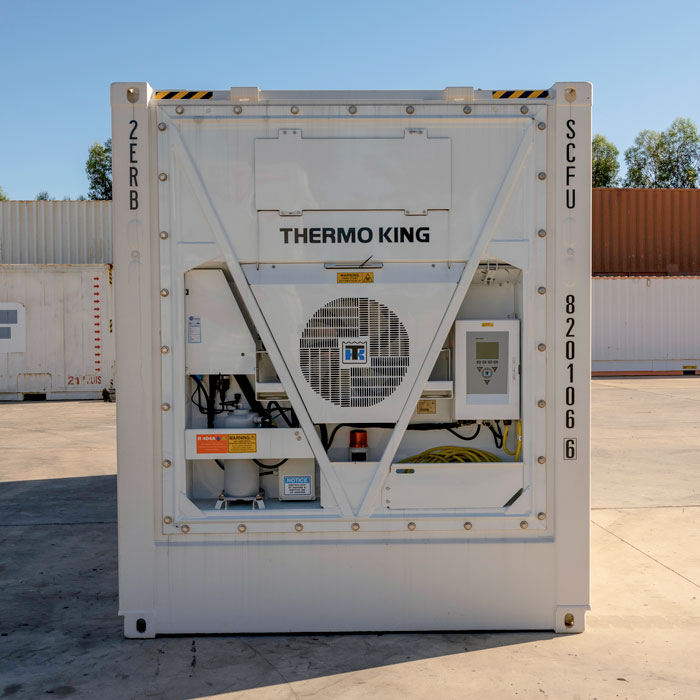 The motor on a SCF 20ft Cool Room reefer container