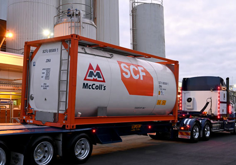 SCF Container Solutions - Moving Milk Across Australia - SCF + McColl's