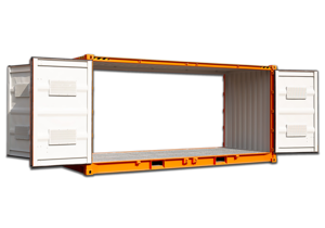 20ft Dangerous Goods Double Side Door